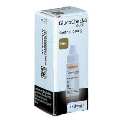 Gluco Check Gold Kontrolllösung mittel 4 ml od Aktivmed GmbH PZN 11864910
