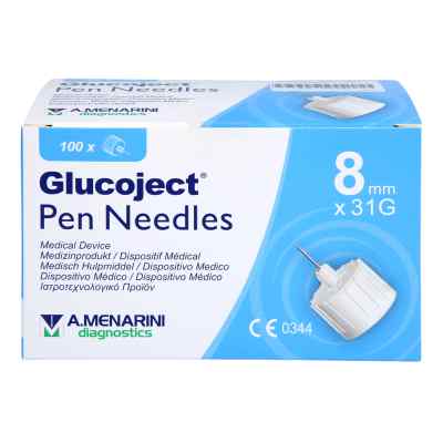 Glucoject Pen-nadeln 31 Gx8 Mm 0,25 Mm 100 szt. od BERLIN-CHEMIE AG PZN 18721094