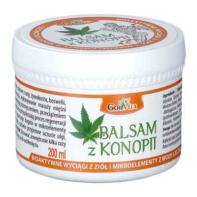 Gorvita balsam z konopii 200 ml od GORVITA PPHU PZN 08301129