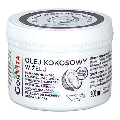 Gorvita olej kokosowy w żelu 200 ml od GORVITA PPHU PZN 08303379