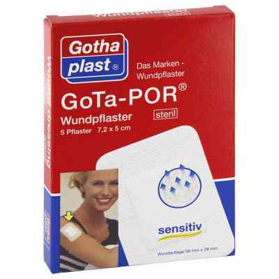 Gota Por plaster na rany 7,2x5cm jałowy 5 szt. od Gothaplast GmbH PZN 04473267