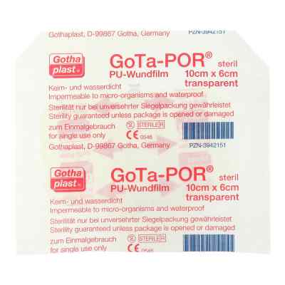 Gota Por Pu Wundfilm 6x10 cm steril Verband