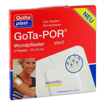Gota-por Sterylny plaster na rany 80x100 mm