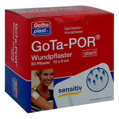 Gota Por Wundpflaster steril 100mmx60mm 50 szt. od Gothaplast GmbH PZN 04473592