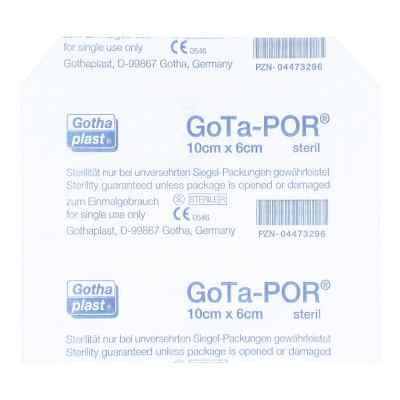 Gota Por Wundpflaster steril 60x100 mm