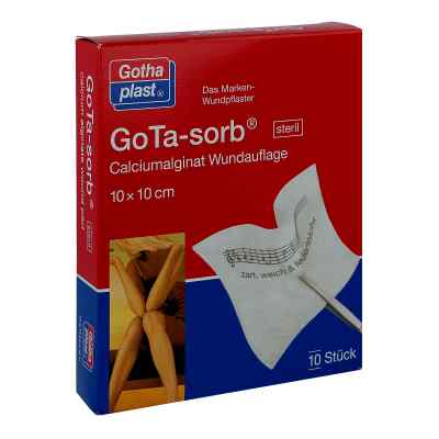 Gota Sorb steril 10x10cm 10 szt. od Gothaplast GmbH PZN 06979628