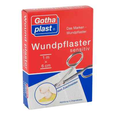 Gothaplast sensitiv 1mx6cm plaster na rany w odcinkach 1 szt. od Gothaplast GmbH PZN 04951198