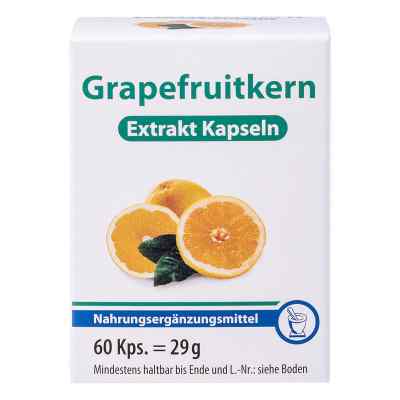 Grapefruit Kern Extrakt Kapseln 60 szt. od Pharma Peter GmbH PZN 08815428