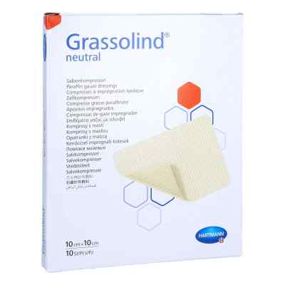 Grassolind Salbenkompressen 10x10 cm steril