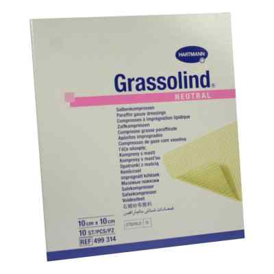 Grassolind Salbenkompressen 10x10cm steril
