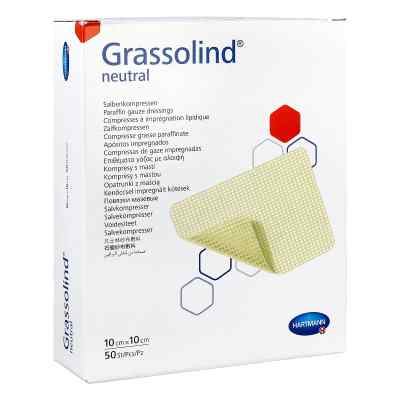 Grassolind Salbenkompressen 10x10cm steril
