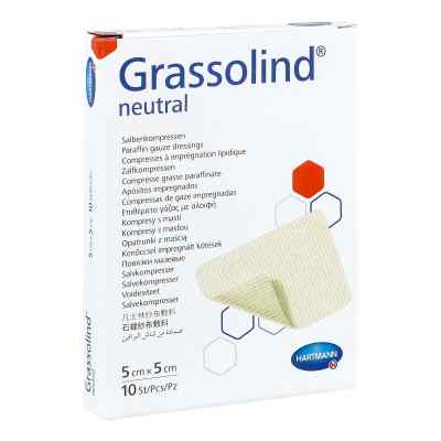 Grassolind Salbenkompressen 5x5cm steril 10 szt. od PAUL HARTMANN AG PZN 03245618