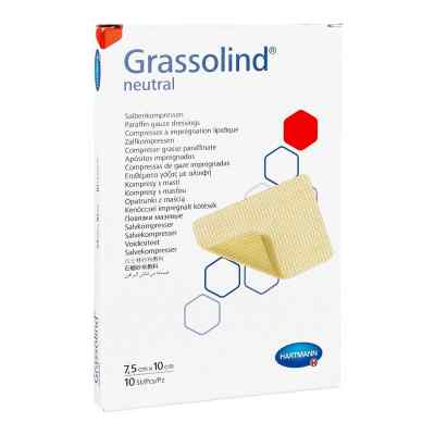 Grassolind Salbenkompressen 7,5x10cm steril