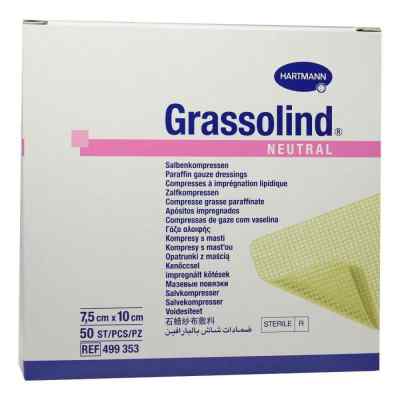 Grassolind Salbenkompressen 7,5x10cm steril