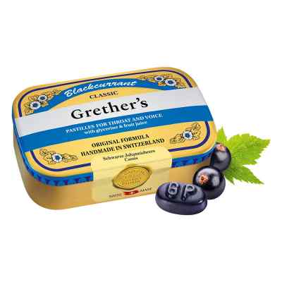 Grethers Blackcurrant Gold zh.Past.Dose 110 g od Hager Pharma GmbH PZN 06989667