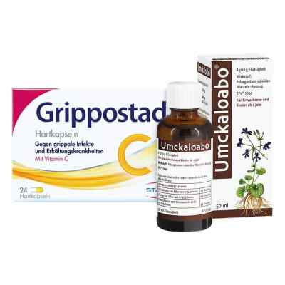 Grippostad C (24 stk) +Umckaloabo (50 ml) zestaw 1 op. od  PZN 08130219