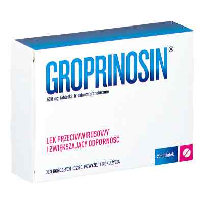Groprinosin 20  od GEDEON RICHTER POLSKA SP.Z O.O. PZN 08301331