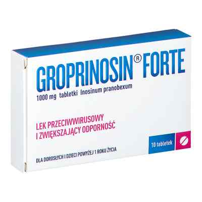Groprinosin Forte 10  od GEDEON RICHTER POLSKA SP.Z O.O. PZN 08301344