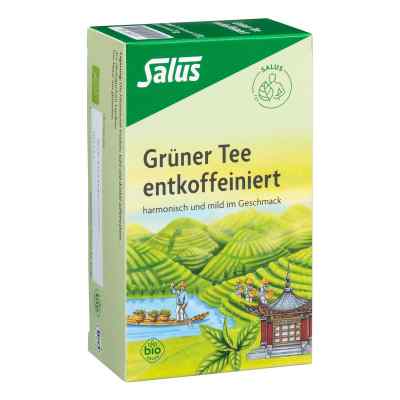 Gruener Tee entcoffeiniert bio Salus Filterbeutel 15 szt. od SALUS Pharma GmbH PZN 09002414