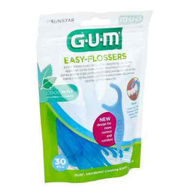 Gum Easy-flossers Zahnseidesti.gew.mint+reise-et. 30 szt. od Sunstar Deutschland GmbH PZN 11347652