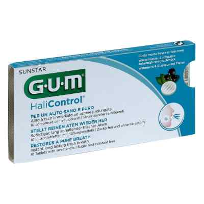 Gum Halicontrol, pastylki do ssania 10 szt. od Sunstar Deutschland GmbH PZN 09264166