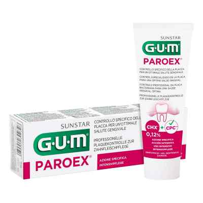 Gum Paroex pasta do mycia zębów z Chlorheksydyną 0,12% 75 ml od Sunstar Deutschland GmbH PZN 00024012