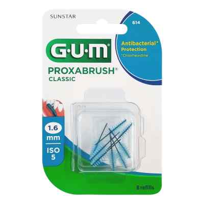 Gum Proxabrush Classic Ersatzbürsten 1,6 Mm 8 szt. od Sunstar Deutschland GmbH PZN 11347936