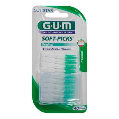 Gum Soft Picks + Etui 40 szt. od Sunstar Deutschland GmbH PZN 05138654