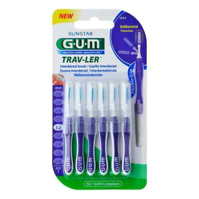 Gum Trav-ler 1,2mm Kerze lila Interdental+6kappen 6 szt. od Sunstar Deutschland GmbH PZN 09714416