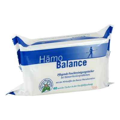 Haemo Balance Pflegende Reinigungstuecher 40 szt. od NöLKEN Hygiene Products GmbH PZN 04675025