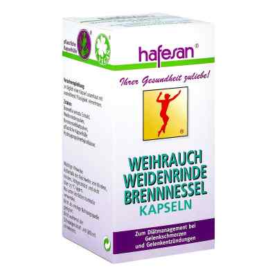 Hafesan kadzidłowiec wierzba pokrzywa kapsułki 60 szt. od hafesan Handelsges.mbH PZN 03240704
