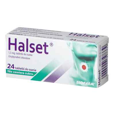 Halset 1,5 mg tabletki do ssania 24  od BIOFARM SP.Z O.O. PZN 08300874
