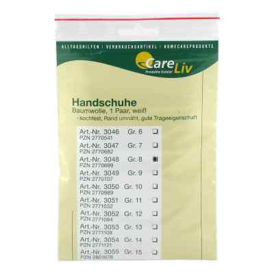 Handschuhe Baumwolle Gr.8 2 szt. od Careliv Produkte OHG PZN 02770699