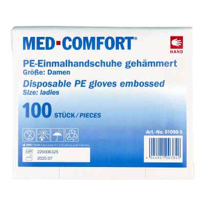 Handschuhe Einmal Polyaeth. Damen 100 szt. od Dr. Junghans Medical GmbH PZN 04444426