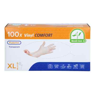 Handschuhe Einmal Vinyl puderfrei Xl 100 szt. od Param GmbH PZN 02499541