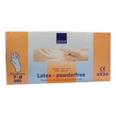 Handschuhe Latex medium puderfrei blau 100 szt. od ABENA GmbH PZN 04650290