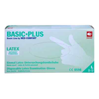 Handschuhe Unters.latex gross unsteril 100 szt. od Dr. Junghans Medical GmbH PZN 07358667