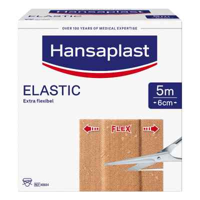 Hansaplast Elastic Pflaster 5mx6cm plaster 1 szt. od Beiersdorf AG PZN 07577613