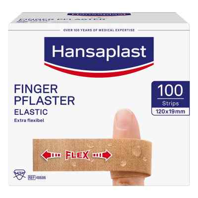 Hansaplast Fingerstrips 12x2cm plastry na palce elastyczne 100 szt. od Beiersdorf AG PZN 07577524