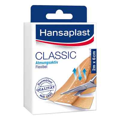 Hansaplast klasyczny plaster 2mx6cm 1 szt. od Beiersdorf AG PZN 07347244