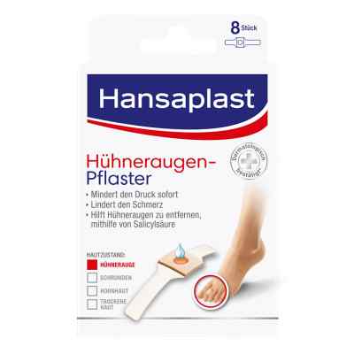 Hansaplast plaster na odciski 8 szt. od Beiersdorf AG PZN 10779964