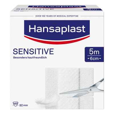 Hansaplast Sensitive Pflaster 6 cmx5 m Rolle 1 szt. od Beiersdorf AG PZN 13576670