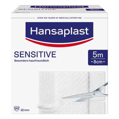 Hansaplast Sensitive Pflaster 8 cmx5 m Rolle 1 szt. od Beiersdorf AG PZN 13576687