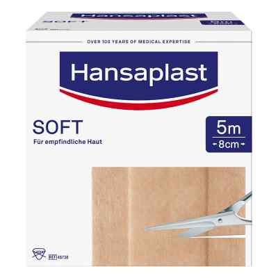 Hansaplast Soft Pflaster 5mx8cm Rolle 1 szt. od Beiersdorf AG PZN 08861351