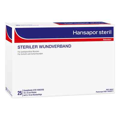Hansapor steril Wundverband 10x15 cm 25 szt. od Beiersdorf AG PZN 14062571