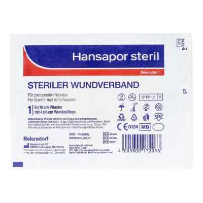 Hansapor steril Wundverband 8x10 cm 1 szt. od Beiersdorf AG PZN 12439965