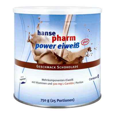 Hansepharm Power Eiweiss Plus koktajl czekoladowy, proszek 750 g od NUTRICHEM DIäT + PHARMA GMBH PZN 09235549