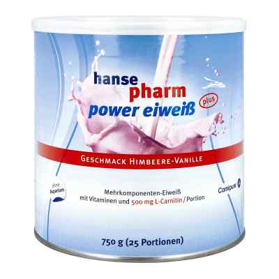 Hansepharm Power Eiweiss Plus koktajl malina-wanilia, proszek 750 g od NUTRICHEM DIäT + PHARMA GMBH PZN 11537884