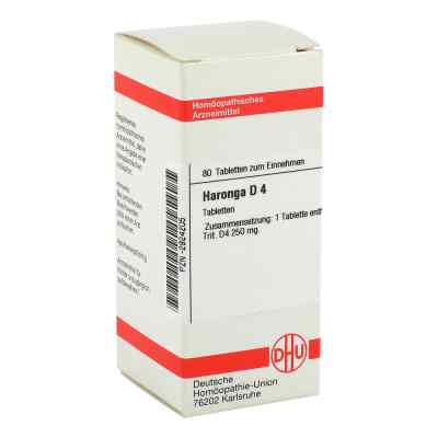 Haronga D 4 Tabl. 80 szt. od DHU-Arzneimittel GmbH & Co. KG PZN 02924205