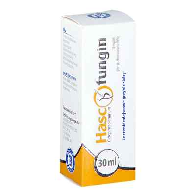 Hascofungin płyn na skórę 30 ml od PRZEDSIĘBIORSTWO PRODUKCJI FARMACEUTYCZNEJ HASCO-L PZN 08302452